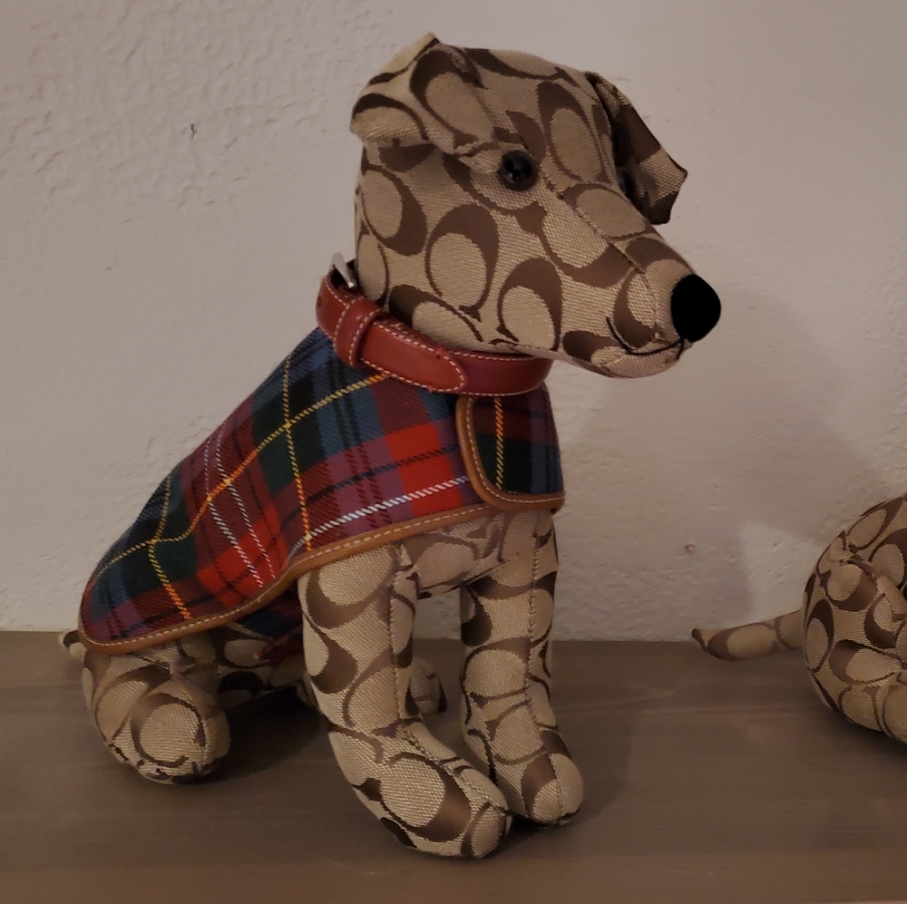 AUTHENTIC COACH Jack Russell Terrier Stuffed Animal *PERFECT CHRISTMAS GIFT*